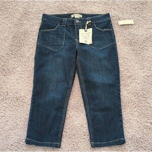 Democracy Blue Medium Wash Women's Jeans - Solid, 5-Pocket, Button Accents